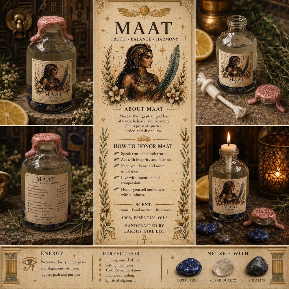 Maat Oil Candle